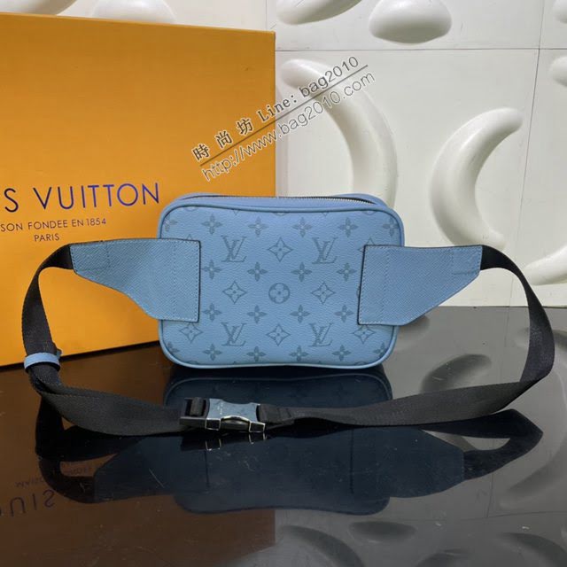LOUIS VUITTON專櫃新款包包 路易威登Outdoor腰包 LV字母拉鏈款男胸包斜挎包  ydh4129